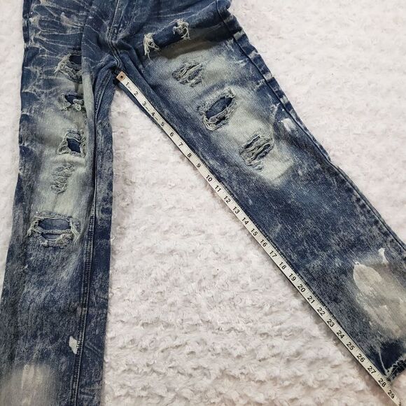 GS 115 size 18 boys distressed acid wash jeans - Picture 10 of 10